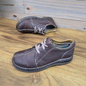 Dr. Martens 11232 Lace Up Split Toe Oxford Brown Leather Shoes Men's Size 10